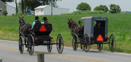 Amish country surrounding the Hollinger House Bed & Breakfast